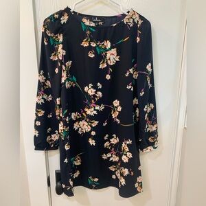 Lulus long sleeve floral dress